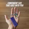 Guard Dog Security Mini Stun Gun Keychain Bling It On, Powerful Stun Gun for Women Self Defense with LED Flashlight, USB Rechargeable, Rhinestone and Compact Design view 3