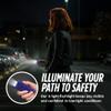Guard Dog Security Mini Stun Gun Keychain Bling It On, Powerful Stun Gun for Women Self Defense with LED Flashlight, USB Rechargeable, Rhinestone and Compact Design view 4
