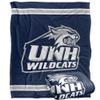 University of New Hampshire Wildcats Blanket, 50"x60", Primary Logo Stripes, Silky Touch Super Soft Throw view 1