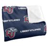 Liberty University Flames Blanket, 50"x60", Logo Pattern, Silky Touch Super Soft Throw view 3