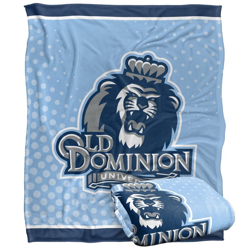 Old Dominion University Shockers Blanket, 50"x60", Logo Dots, Silky Touch Super Soft Throw