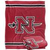 Nicholls State University Warhawks Blanket, 50"x60", Primary Logo Stripes, Silky Touch Super Soft Throw view 1