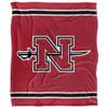 Nicholls State University Warhawks Blanket, 50"x60", Primary Logo Stripes, Silky Touch Super Soft Throw view 2