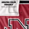 Nicholls State University Warhawks Blanket, 50"x60", Primary Logo Stripes, Silky Touch Super Soft Throw view 4