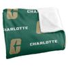 University of North Carolina - Charlotte Forty-Niners Blanket, 50"x60", Logo Pattern, Silky Touch Super Soft Throw view 3