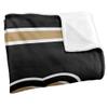 Oakland University Golden Grizzlies Blanket, 50"x60", Primary Logo Stripes, Silky Touch Super Soft Throw view 3