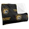Colorado College Tigers Blanket, 36"x58", Logo Pattern, Silky Touch Super Soft Throw view 3