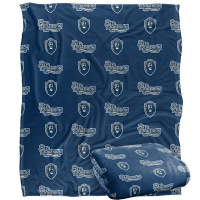 Old Dominion University Shockers Blanket, 50"x60", Logo Pattern, Silky Touch Super Soft Throw
