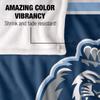 Old Dominion University Shockers Blanket, 50"x60", Primary Logo Stripes, Silky Touch Super Soft Throw view 4