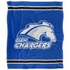 University of Alabama in Huntsville Chargers Blanket, 50"x60", Primary Logo Stripes, Silky Touch Super Soft Throw view 2