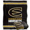 Emporia State University Hornets Blanket, 50"x60", Primary Logo Stripes, Silky Touch Super Soft Throw view 1