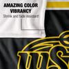 Wichita State Shockers Blanket, 50"x60", Primary Logo Stripes, Silky Touch Super Soft Throw view 4