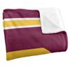 Central Michigan University Chippewas Blanket, 50"x60", Primary Logo Stripes, Silky Touch Super Soft Throw view 3