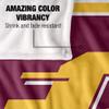 Central Michigan University Chippewas Blanket, 50"x60", Primary Logo Stripes, Silky Touch Super Soft Throw view 4