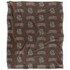 Brown University Bears Blanket, 50"x60", Logo Pattern, Silky Touch Super Soft Throw view 2