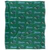 Tulane University Green Wave Blanket, 50"x60", Logo Pattern, Silky Touch Super Soft Throw view 2