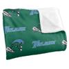 Tulane University Green Wave Blanket, 50"x60", Logo Pattern, Silky Touch Super Soft Throw view 3