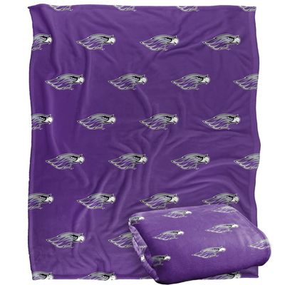University of Wisconsin Whitewater Warhawks Blanket, 50"x60", Logo Pattern, Silky Touch Super Soft Throw