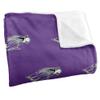 University of Wisconsin Whitewater Warhawks Blanket, 50"x60", Logo Pattern, Silky Touch Super Soft Throw view 3