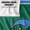 Tulane University Green Wave Blanket, 36"x58", Primary Logo Stripes, Silky Touch Super Soft Throw view 4