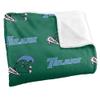 Tulane University Green Wave Blanket, 36"x58", Logo Pattern, Silky Touch Super Soft Throw view 3