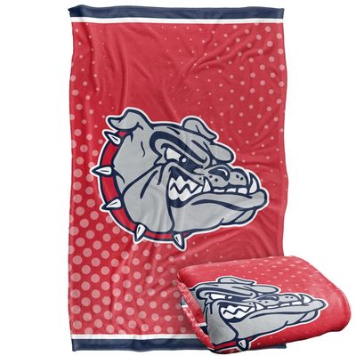 Gonzaga University Bulldogs Blanket, 36"x58", Logo Dots, Silky Touch Super Soft Throw