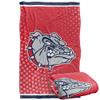 Gonzaga University Bulldogs Blanket, 36"x58", Logo Dots, Silky Touch Super Soft Throw view 1