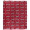 Nicholls State University Warhawks Blanket, 50"x60", Logo Pattern, Silky Touch Super Soft Throw view 2
