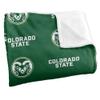 Colorado State University Rams Blanket, 36"x58", Logo Pattern, Silky Touch Super Soft Throw view 3