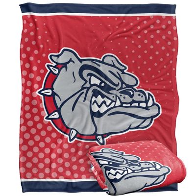 Gonzaga University Bulldogs Blanket, 50"x60", Logo Dots, Silky Touch Super Soft Throw