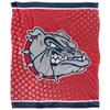 Gonzaga University Bulldogs Blanket, 50"x60", Logo Dots, Silky Touch Super Soft Throw view 2