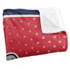 Gonzaga University Bulldogs Blanket, 50"x60", Logo Dots, Silky Touch Super Soft Throw view 3