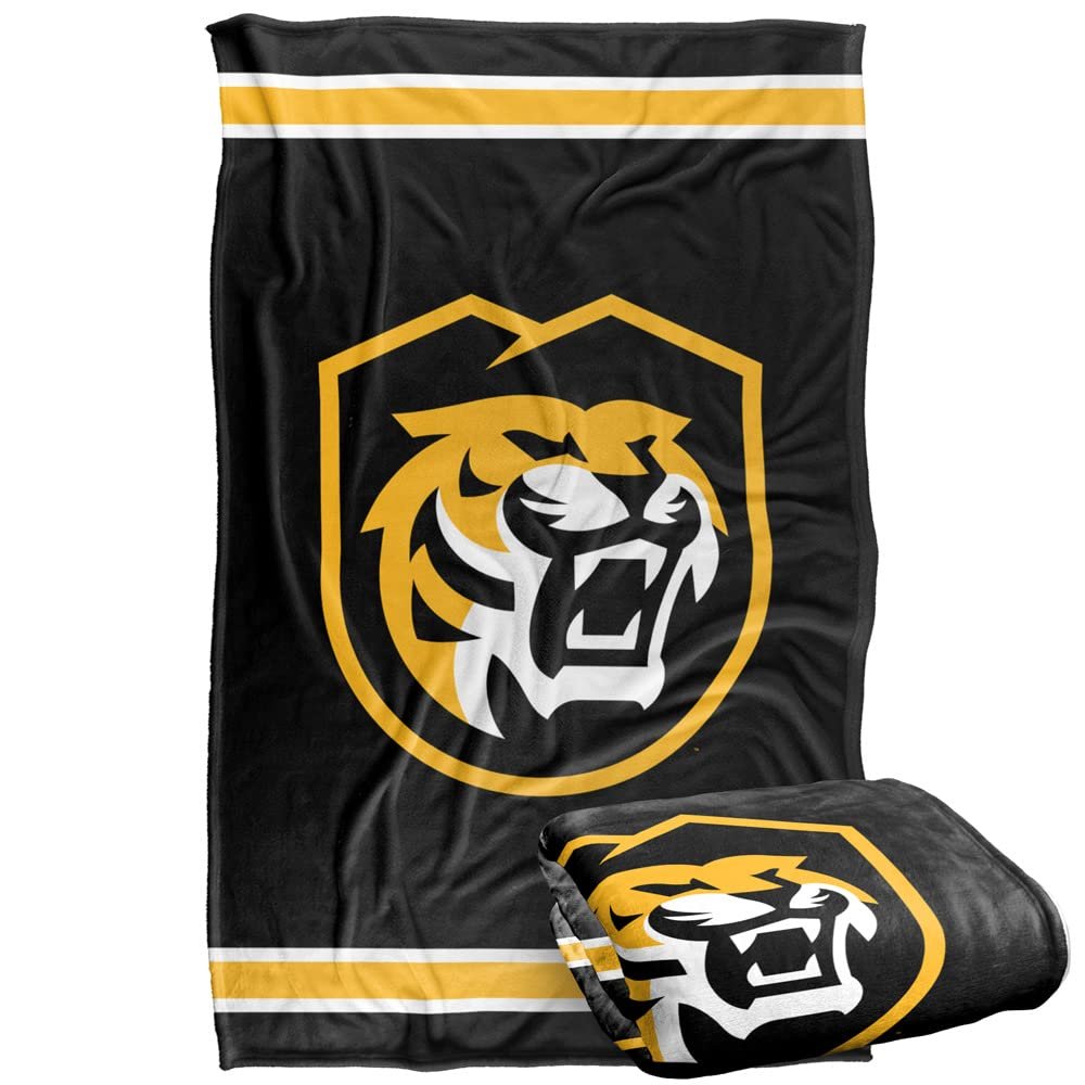 Colorado College Tigers Blanket, 36"x58", Primary Logo Stripes, Silky Touch Super Soft Throw