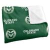 Colorado State University Rams Blanket, 50"x60", Logo Pattern, Silky Touch Super Soft Throw view 3