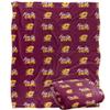 Central Michigan University Chippewas Blanket, 50"x60", Logo Pattern, Silky Touch Super Soft Throw view 1