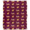 Central Michigan University Chippewas Blanket, 50"x60", Logo Pattern, Silky Touch Super Soft Throw view 2