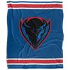 DePaul University Blue Demons Blanket, 50"x60", Primary Logo Stripes, Silky Touch Super Soft Throw view 2