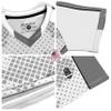 Arcarius Men's Pro Soccer Jersey  Moisture Wicking Match or Goalie Uniform (White/Gray, 2XL) view 2