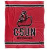 California State Univeristy - Northridge Matadors Blanket, 50"x60", Primary Logo Stripes, Silky Touch Super Soft Throw view 2