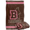 Brown University Bears Blanket, 36"x58", Primary Logo Stripes, Silky Touch Super Soft Throw view 1