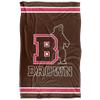 Brown University Bears Blanket, 36"x58", Primary Logo Stripes, Silky Touch Super Soft Throw view 2