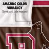 Brown University Bears Blanket, 36"x58", Primary Logo Stripes, Silky Touch Super Soft Throw view 4