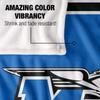Middle Tennessee State University Blue Raiders Blanket, 50"x60", Primary Logo Stripes, Silky Touch Super Soft Throw view 4