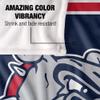 Gonzaga University Bulldogs Blanket, 50"x60", Primary Logo Stripes, Silky Touch Super Soft Throw view 4