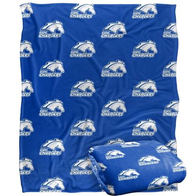 University of Alabama in Huntsville Chargers Blanket, 50"x60", Logo Pattern, Silky Touch Super Soft Throw