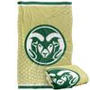 Colorado State University Rams Blanket, 36"x58", Logo Dots, Silky Touch Super Soft Throw view 1