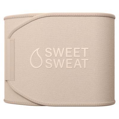 Sports Research Sweet Sweat Toned Waist Trimmer for Women and Men | Premium Waist Trainer Belt to help 'Tone' your Stomach! (Quartz, Medium)