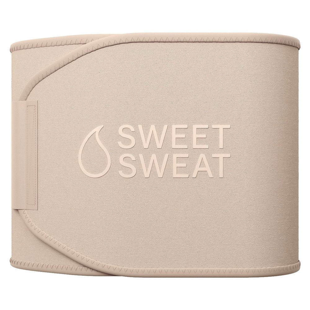 Sports Research Sweet Sweat Toned Waist Trimmer for Women and Men | Premium Waist Trainer Belt to help 'Tone' your Stomach! (Quartz, Medium)