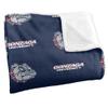 Gonzaga University Bulldogs Blanket, 36"x58", Logo Pattern, Silky Touch Super Soft Throw view 3