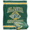 University of Alaska Anchorage Seawolves Blanket, 50"x60", Primary Logo Stripes, Silky Touch Super Soft Throw view 1